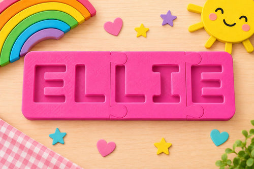 Custom 3D Name Puzzle – A Fun & Personalized Montessori Learning Toy
