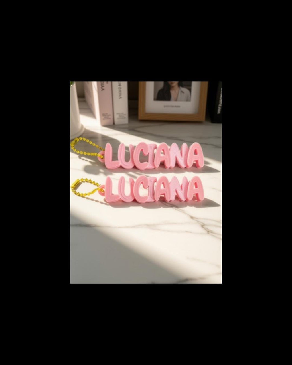 Custom 3D Printed Keychains | Shopping Cart Quarter Key, Game Boy, Lipstick Holder & Personalized Names