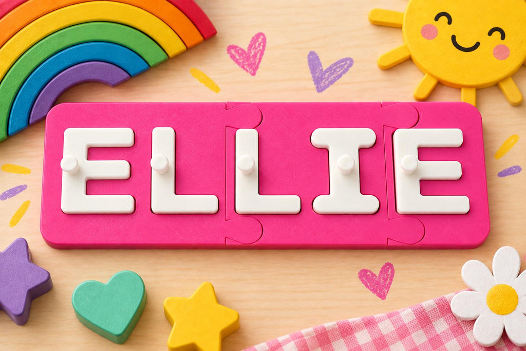 Cosyom Name Custom 3D Name Puzzle – A Fun & Personalized Montessori Learning Toy ...